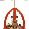 Richard Glässer GmbH Weihnachtspyramiden*Weihnachtspyramide mit spielenden Bärenkindern, 27 cm von Richard Glässer