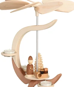 Seiffener Volkskunst eG Weihnachtspyramiden*Weihnachtspyramide mit Weihnachtsmotiv, C-Form von