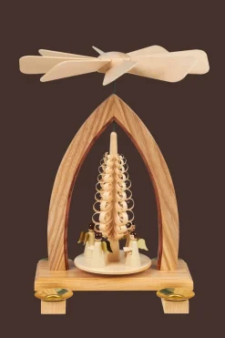 Heinz Lorenz Neuheiten | Weihnachtspyramiden*Weihnachtspyramide mit Weihnachtsengel, 26 cm von