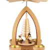 Heinz Lorenz Weihnachtspyramiden*Weihnachtspyramide mit Winterkinder für Teelichte, 28 cm von
