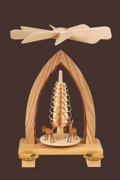 Heinz Lorenz Neuheiten | Weihnachtspyramiden*Weihnachtspyramide Rehe, 26 cm von
