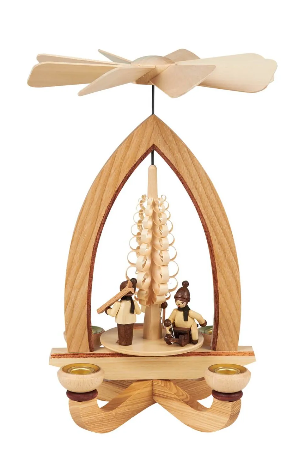 Heinz Lorenz Weihnachtspyramiden*Weihnachtspyramide Winterkinder, 28 cm von