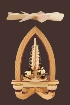 Heinz Lorenz Neuheiten | Weihnachtspyramiden*Weihnachtspyramide Winterkinder, 28 cm von