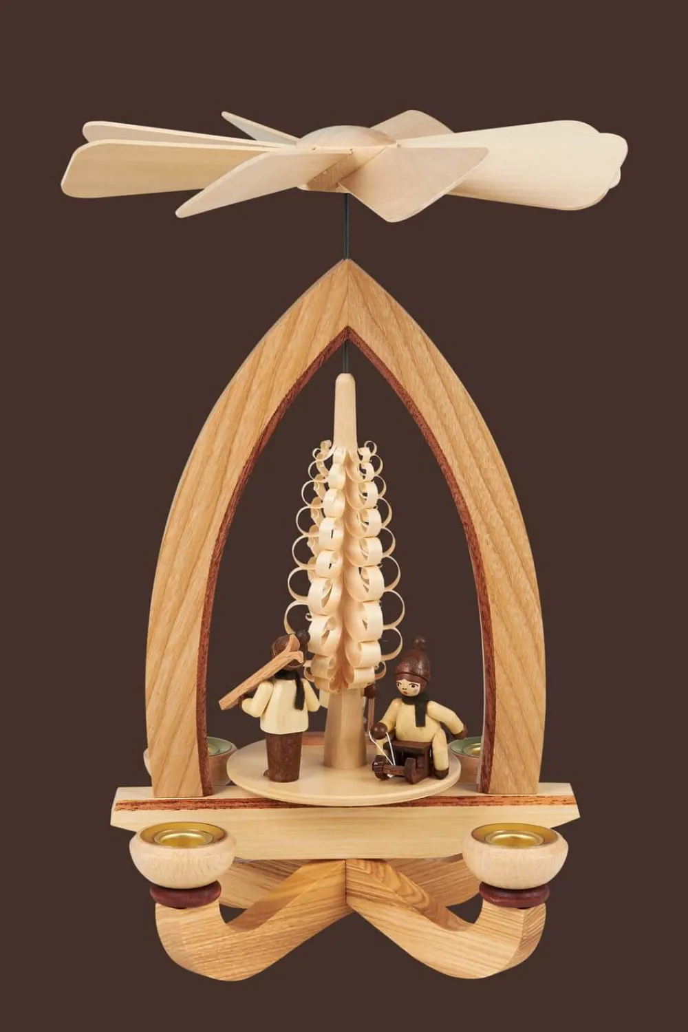 Heinz Lorenz Weihnachtspyramiden*Weihnachtspyramide Winterkinder, 28 cm von
