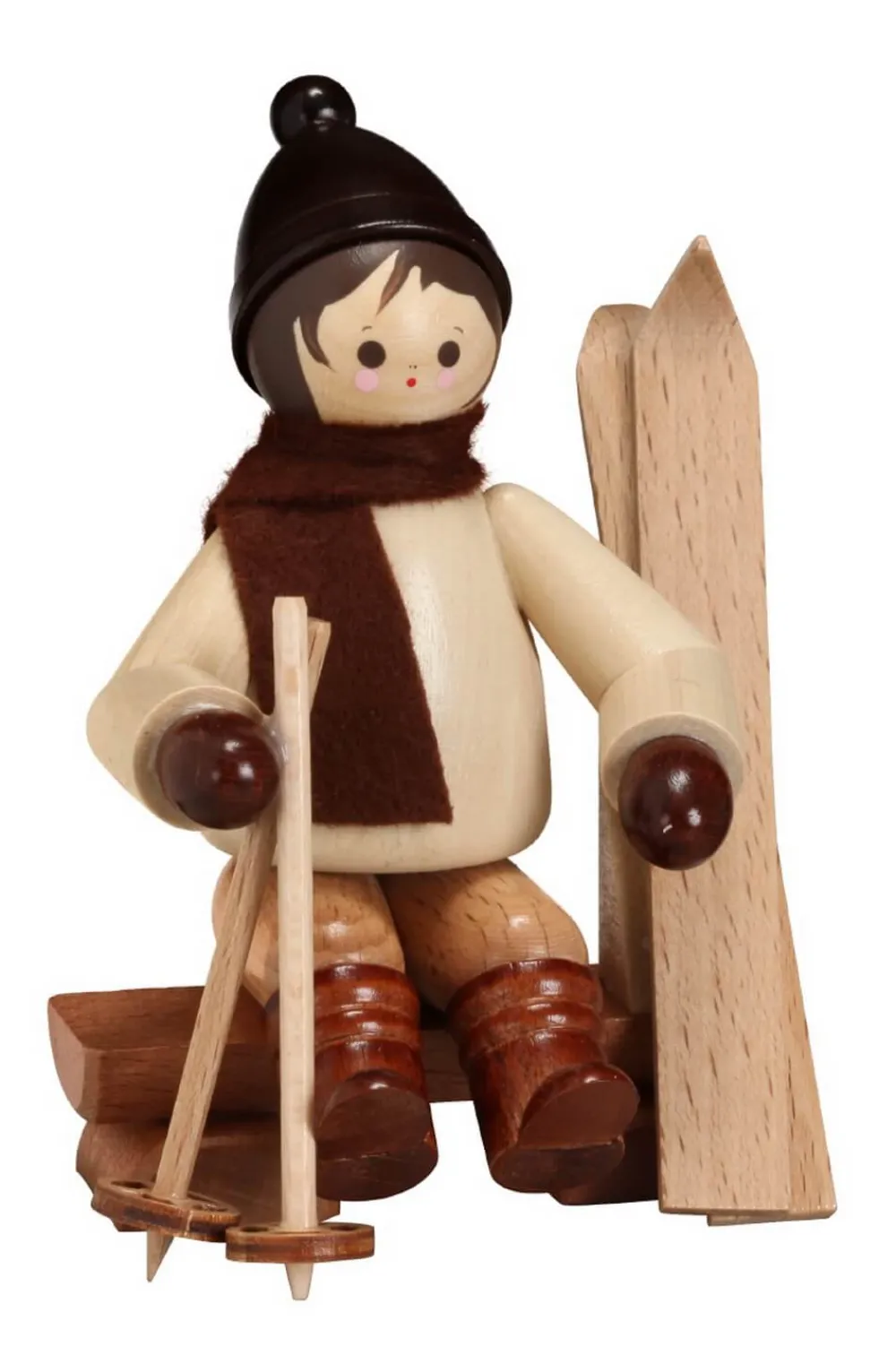 Romy Thiel Neuheiten | Romy Thiel Figuren*Winterkind auf Bank, , 12 cm von