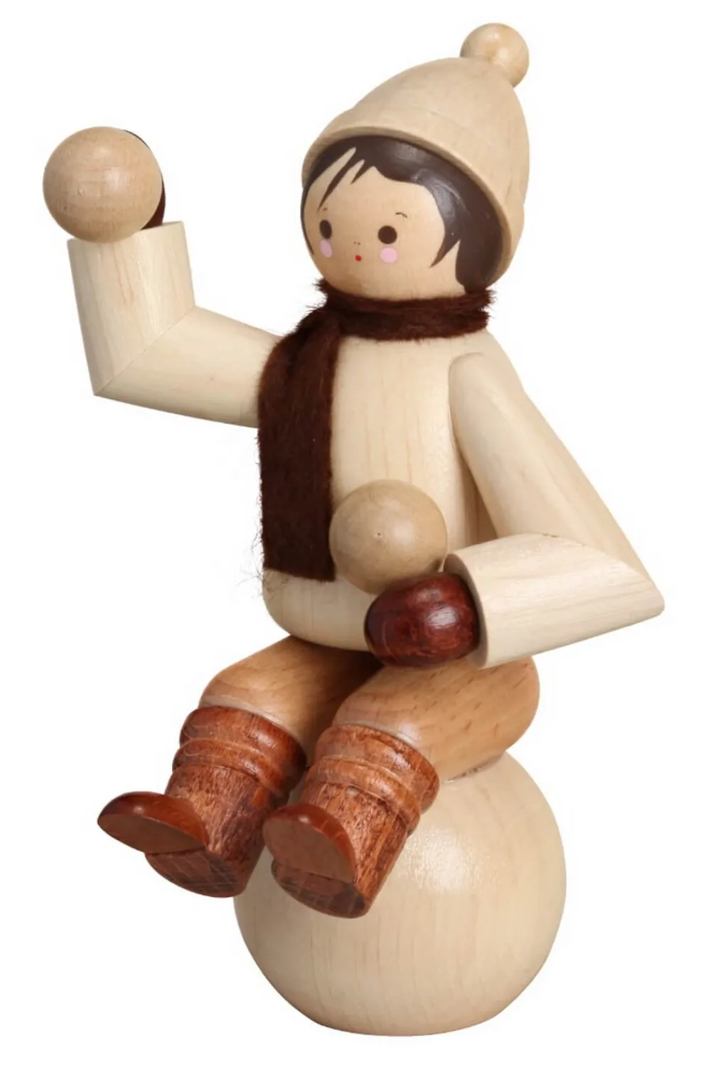 Romy Thiel Neuheiten | Romy Thiel Figuren*Winterkind auf Schneekugel, groß, von