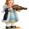 Kinder Hubrig Volkskunst Hubrig Winterkinder*Winterkind Himmelskind mit Geige von