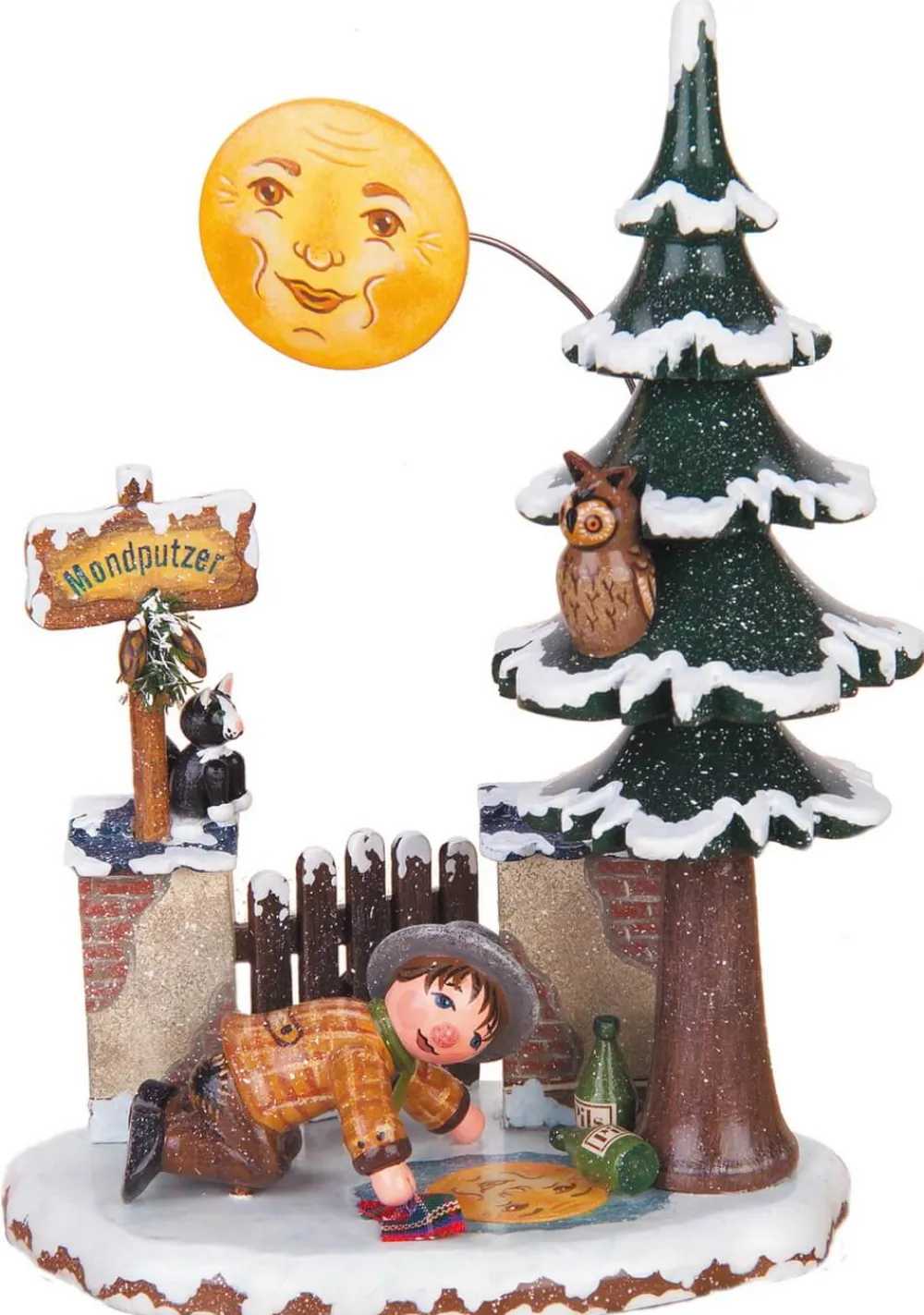 Kinder Hubrig Volkskunst Neuheiten | Hubrig Winterkinder*Winterkind Mondputzer, 16 cm, von