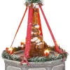 Kinder Hubrig Volkskunst Neuheiten | Hubrig Winterkinder*Winterkinder Stadtbrunnen, beleuchtet von