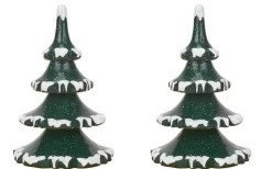 Kinder Hubrig Volkskunst Hubrig Winterkinder*Winterkinder-Zubehör, 2er Set Winterbaum, 8 cm von