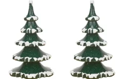 Kinder Hubrig Volkskunst Hubrig Winterkinder*Winterkinder-Zubehör, 2er Set Winterbaum, 10 cm von