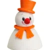 Seiffener Volkskunst eG Holzfiguren & Dekofiguren*Wippel-Schneemann-Klassik, 5er Set von