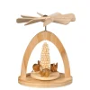 Albin Preißler Weihnachtspyramiden*Wärmespiel mit 3 Hasen, 13 cm von