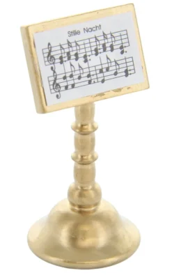 Figurenland Uhlig GmbH Engelwolken*Zubehör - Notenständer Stille Nacht, 4 cm, farbig von